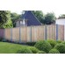 Hout-betonschutting antraciet i.c.m. Red class wood tuinscherm 21-planks